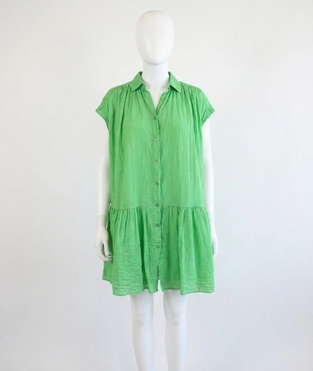 NEW FRNCH olmsted avenue dress in green